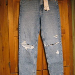 ZARA Classic Mom Fit High Rise Ankle Length Pants Size US 06 EUR 38 Mex 28 NWT
